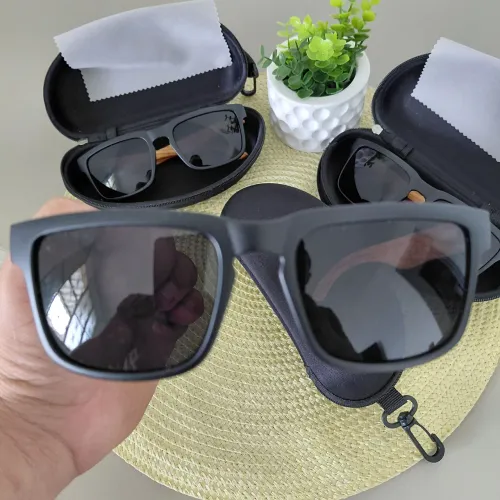 ÓCULOS DE SOL MASCULINO BAMBU 