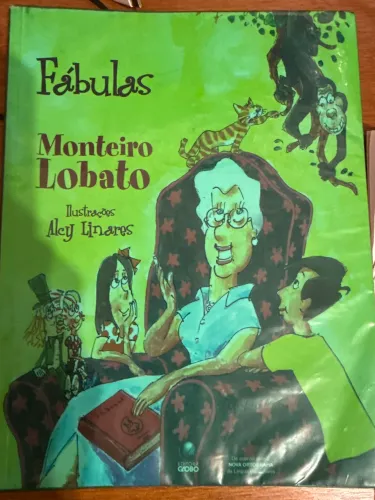 Livro fábulas de Monteiro Lobato