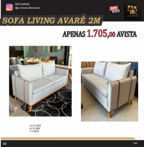 SOFA LIVING AVARE 2M