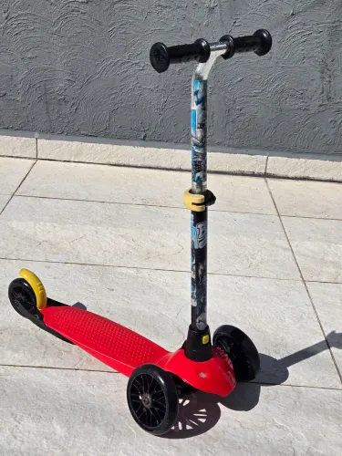 Patinete decathlon Oxelo B1 vermelho até 20kg