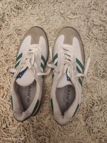 Tênis Adidas samba branco tam 43 Brasil. 11 EUA 45 Europa viu levou na hora