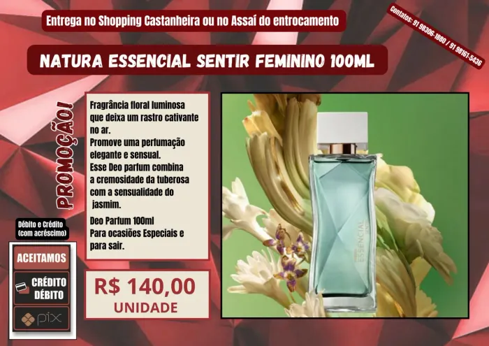 Natura Essencial Sentir Feminino 