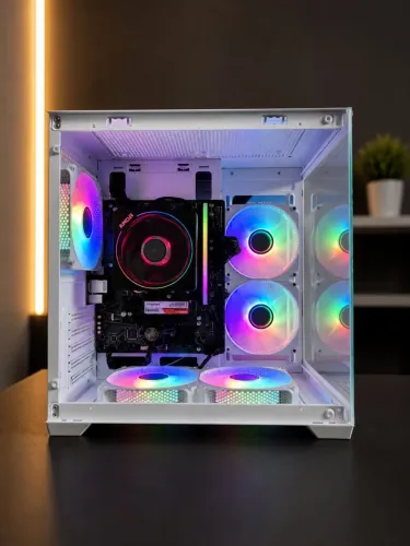 PC GAMER Ryzen 5 5600GT 16GB DDR4 SSD NVMe M.2 512GB A520M Fonte 600W 80Plus  