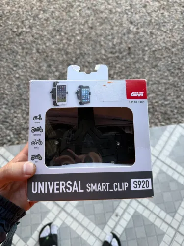 Suporte Celular Smartphone Givi S920l Smart Clip Universal