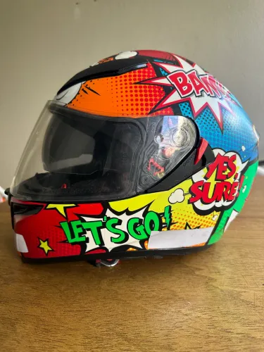 Capacete AGV K-3 SV Original. Tamanho M (58). Óculos Interno. MODELO RARO NO BRASIL