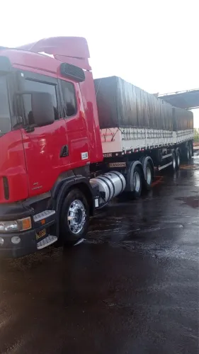 VENDE-SE CONJUNTO SCANIA + CARRETA - PRONTO PRA TRABALHAR!