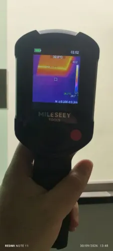 Câmera Termografica Mileseey TR10 nova, só testei o funcionamento, na caixa com tudo.