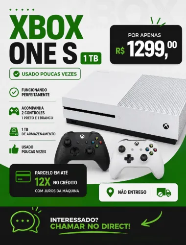 X BOX ONE S 1 TB