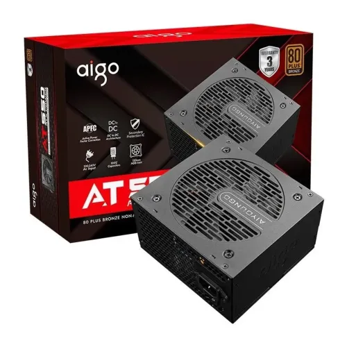 Fonte Aigo ATX 550W 80 Plus Bronze AT550 PCGAMER Manaus