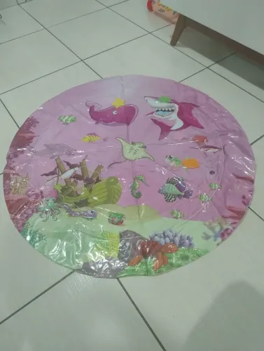 Tapete para menina de água inflável 