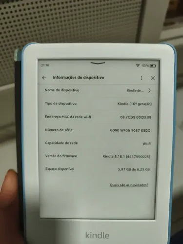 Kindle 10 Geração