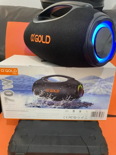 Caixa de som Gold 70 wats Nova