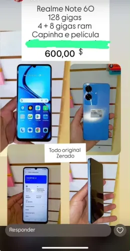 Celular note 60 128 gigas novo