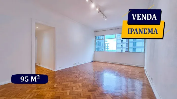IPANEMA QUADRA DA PRAIA RUA PRUDENTE DE MORAIS Vista mar reformado 95m² 3 quartos playgrou