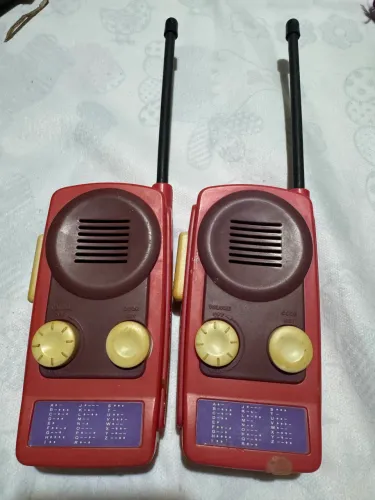 Raro Brinquedo antigo Walkie Talkie 