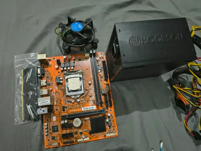 KIT PC COMPLETO + PLACA DE VÍDEO DE BRINDE ? i5-7400 + 8GB RAM + FONTE + BRINDE ?