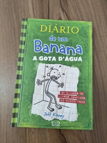 Livro Diário de um Banana 3 A Gota D?Água Jeff Kinney Usado