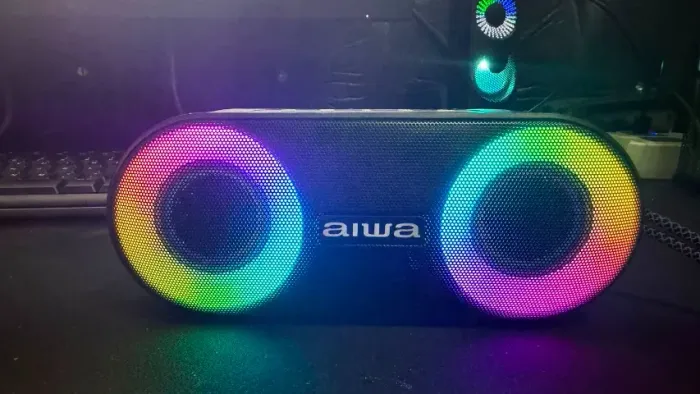 Caixa de Som Portátil AIWA AWS-SP-01 Bluetooth - Novinha