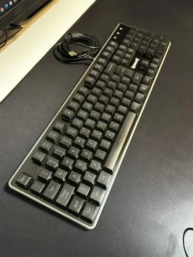 Teclado Redragon Dyaus 2 RGB K509RGB ABNT2 100% - Preto