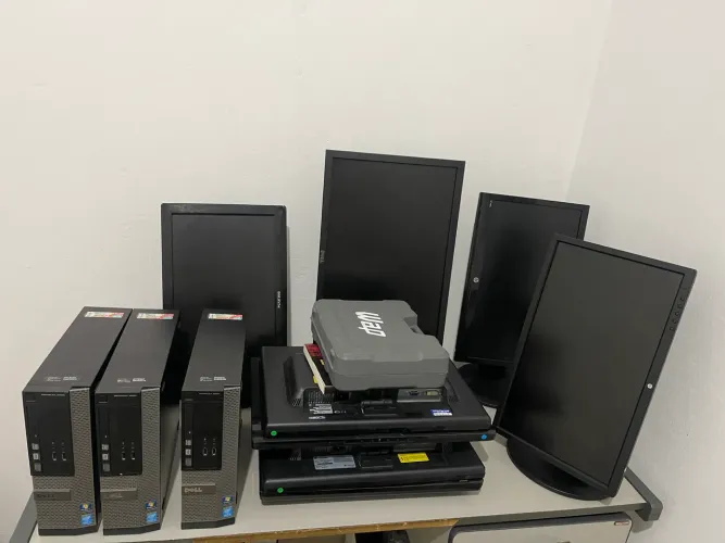 Monitores e cpu