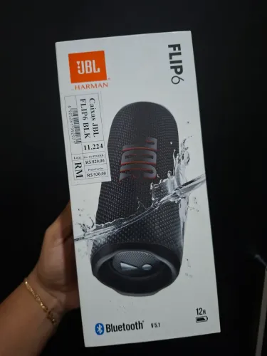 Jbl flip 6 embalagem 