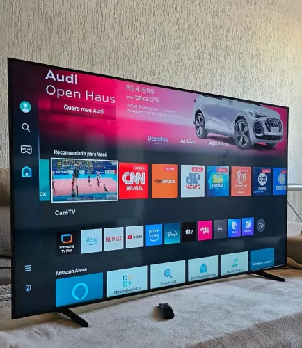 Smart tv Samsung 65P, 4K Crystal,modelo novo, 3 em 1com Xbox e alexa. Entrego,passo cartão