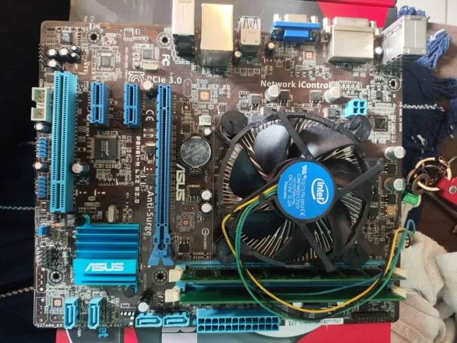 Kit completo, Placa mãe, processador e memória ram