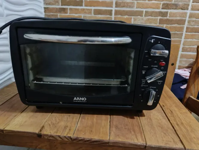 Forno De Bancada Elétrico e Airfry Arno 5 em 1 20l preto usado