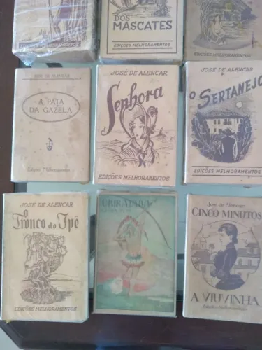 Coleção completa dos 19 livros de JOSÉ DE ALENCAR de 1943