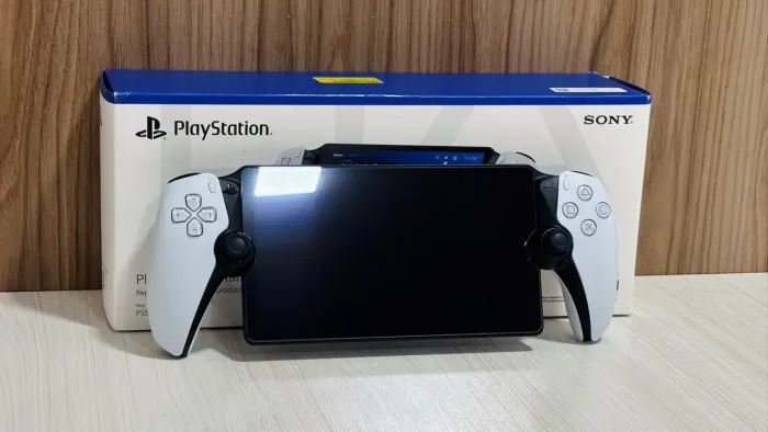 PS5 Portal Branco Impecável Completo