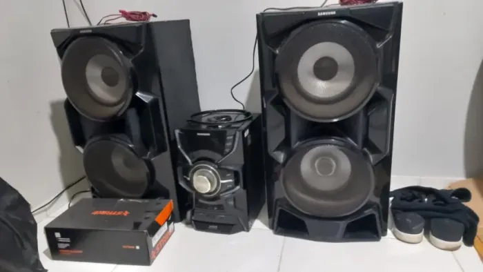 Mini System aparelho de som samsung MX HS6500 não aceito olxpay