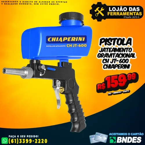 Pistola Jateamento Gravitacional CH JT-600 Chiaperini