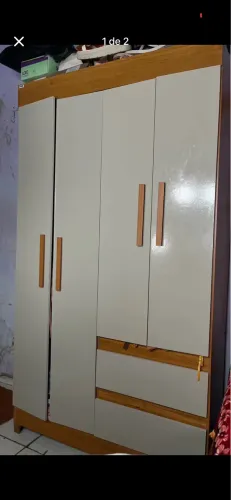 Guarda-roupa 4 portas novo