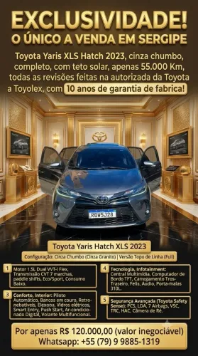 Toyota Yaris XLS 1.5 Flex 16V 5P Aut. 2023