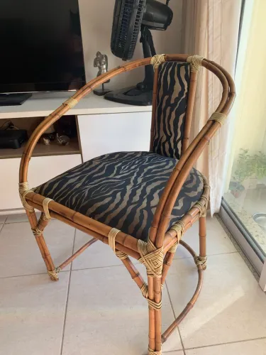 Cadeira decorativa de Bambu