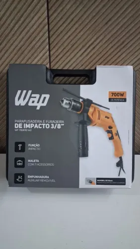 Furadeira e parafusadeira Wap 700w de potência nova sem uso