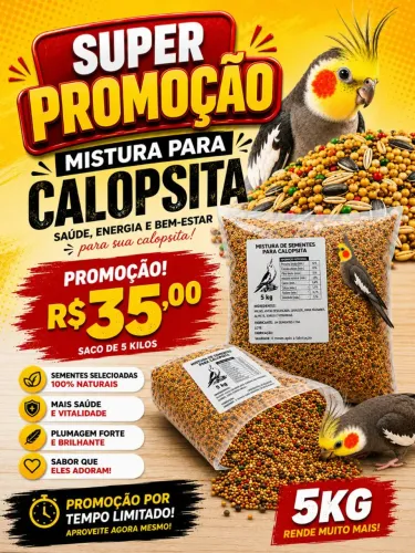 Mistura para calopsita