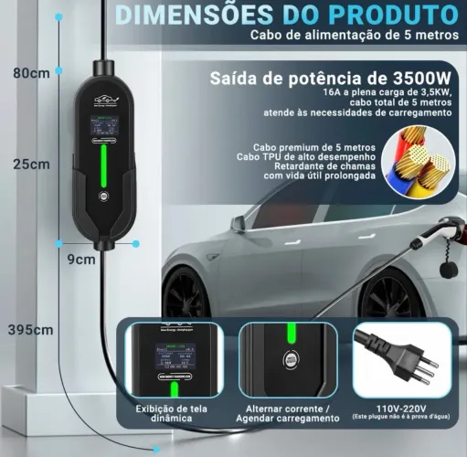 Carregador portátil byd novo
