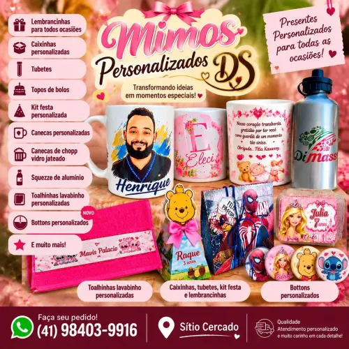 Papelaria personalizada lembrancinhas para todas ocasiões 
