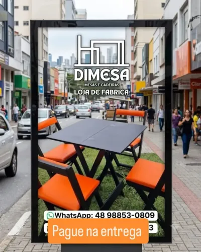 Venda de mesas e cadeiras direto da Fábrica com Pagamento SÓ NA ENTREGA! ? *