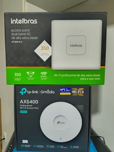 Roteador Intelbras e TP-Link Ax5400 