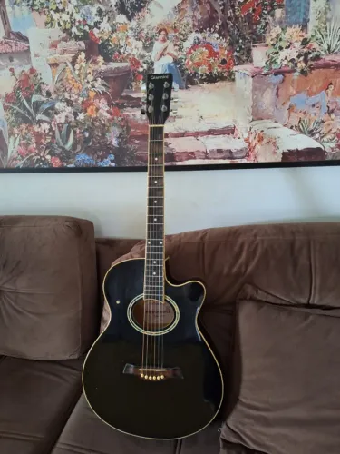 Violão Eletroacústico Giannini GSF-1R CEQ BK - Série Performance