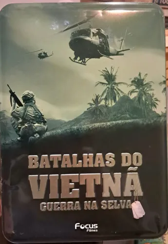 Box de DVDs: "Batalhas do Vietnã - Guerra na Selva"