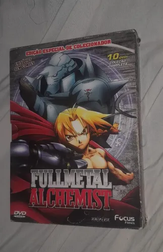 DVD Fullmetal Alchemist: Coleção Completa - 10 DVDs (Edição Recall)