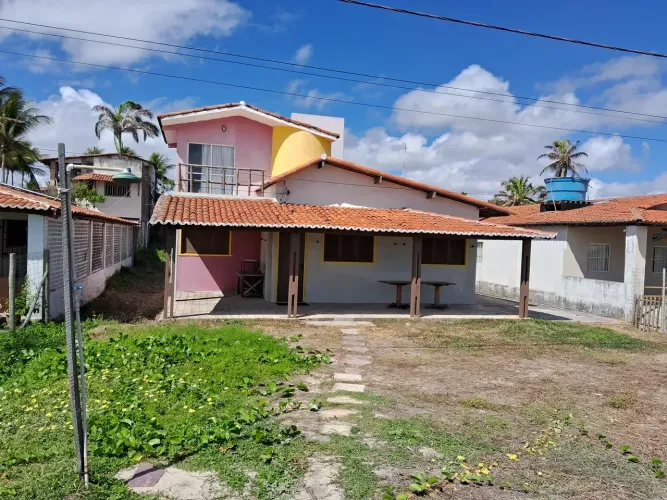 Casa 3/4, Aluguel de temporada, beira mar, Praia de Santa Rita