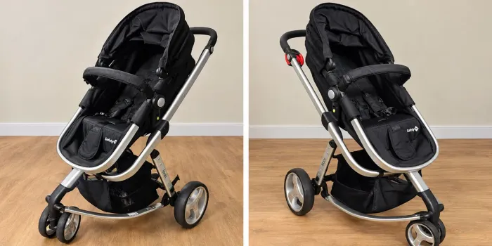 Vendo carrinho com bebê conforto - Modelo Travel System Mobi Trio Safety 1st 0 a 15kg