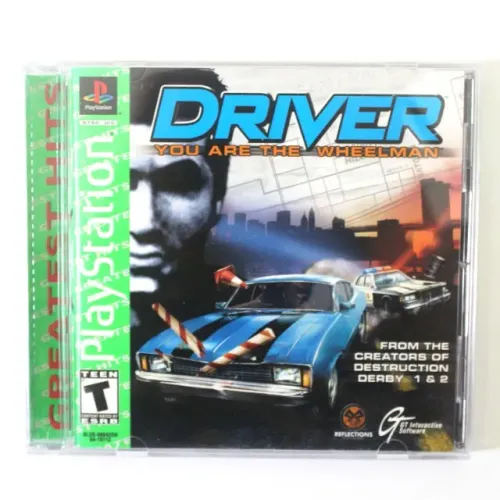 Driver para PlayStation completo e em perfeito estado de conservação