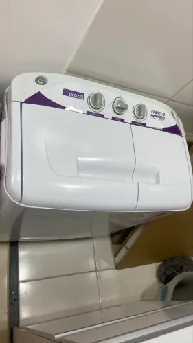 Máquina de lavar twin tub lava e seca 