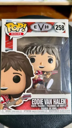 Funko Pop Rocks Eddie Van Halen #258 - Novo / Lacrado