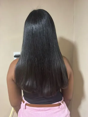 Cabelo brasileiro 45 centímetros com 150 gramas